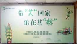 四川天府新区人民医院组织开展带“艾”回家 乐在其“粽”党建廉政文化活动